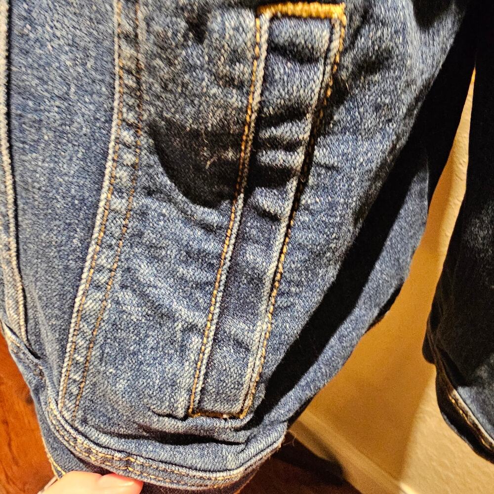 Old Navy Jean Jacket XXL Denim Classic Trucker Layering Street Style Jacket - Picture 12 of 12